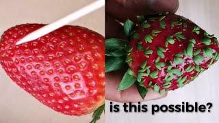 Is growing strawberry by seed real? tried it out. #strawberry #howto #diyproject #strawberries