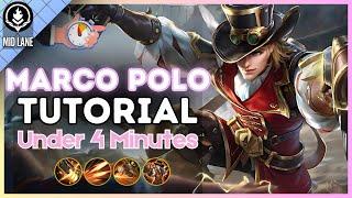 4-Minute Marco Polo Tutorial in Mid Lane || (HoK S9) 2025