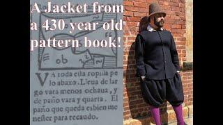 Making a 16th century Man's Jacket -- Part 1