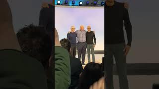 POV you’re in the 5th row and Microsoft’s 3 CEOs are on stage together for the 1st time in a decade!