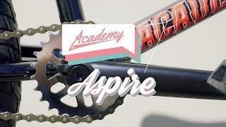 ACADEMY ASPIRE COMPLETE BMX BIKE (GLOSS BLACK / POLISHED)