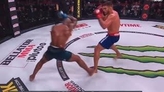 Yoel Romero crazy punch against Nemkov