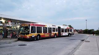 MTA MARYLAND:Local Link Route 91 Full Ride To Mondawmin Metro Link Station 2008 NF DE60LFR #08020