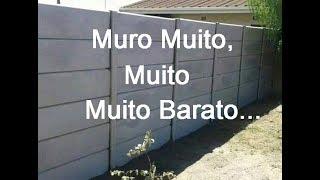 Muro econômico muito barato