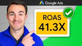 How I Generated a 41.3x ROAS with Google Ads