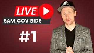 SAM.gov LIVE Bid Training #1 | Federal Government Contract Solicitations