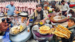 Cheapest Breakfast Street Food in Afghanistan | LIVER FRY RECIPE | SHINWARI KARAHI | KABULI PULAO