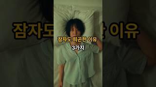 잠자도 피곤한 이유 3가지｜수면무호흡·갑상선·우울증 초기 의심하세요