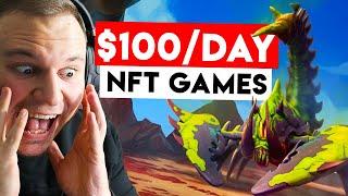 3 Play to Earn NFT Games To Make $100 a Day! Crypto Blockchain Gaming