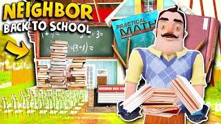 The Neighbor GOES BACK TO SCHOOL!!! | Hello Neighbor Gameplay (Mods)