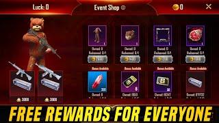 Free Rewards For Everyone | Free Mythic Weapons Display | Free Old Rare Set & Premium Crates | PUBGM