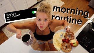 a 5:00am morning routine