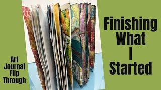 Mixed Media Art Journal Tutorial #artjournal #mixedmedia #artjournalflipthrough