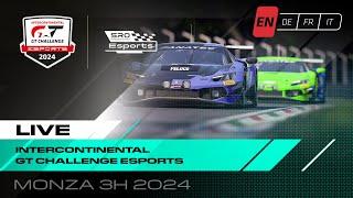 LIVE | Esports - Monza 3 hours | Intercontinental GT Challenge Esports 2024