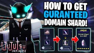 How To Get A GURANTEED Domain Shard In Jujutsu Infinite