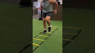 Pt 1 of 13: Ladder Drills - ONE IN EACH! Follow for more… #footwork #football #ladderdrills #nfl