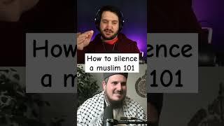 How to silence a muslim. 101: #shortss #freshandfit#muslim #islam