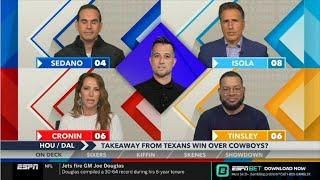 Around the Horn reacts Jets fire Joe Douglas; Cowboys should fire Mike McCarthy after loss to Texans