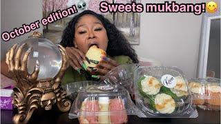 Mukbang!!! With sweets from cake by Keon!