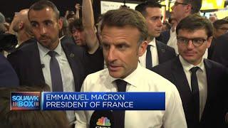 Macron: I think we need global regulation on A.I.