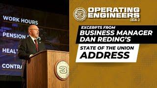 Excerpts from Business Manager Dan Reding's State of the Union address