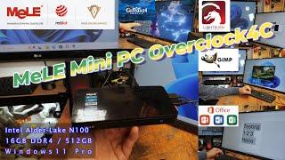 MeLE Overclock4C MiniPC intel N100 16GB 512GB review by Benson Chik #minipc #intel #amazon