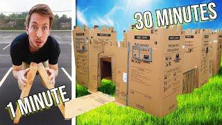 SPEED BUILDING FORTS! *WALMART ITEMS ONLY*