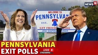 Pennsylvania Exit Polls Live | Pennsylvania Election Results Live | Trump Vs Kamala | US Elections