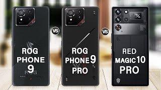 ROG Phone 9 Vs ROG Phone 9 Pro Vs Red Magic 10 Pro Specs Review