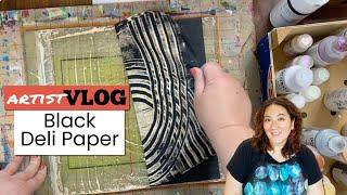 Black Deli Paper!!! - Artist Vlog 68