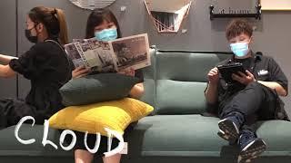 【簡單變成梳化床】CLOUD布藝梳化床 | at.home