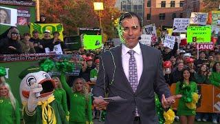 SHIRTLESS MCAFEE WAS SUMMONED!  BEST OF The Oregon Duck & Brutus on College GameDay