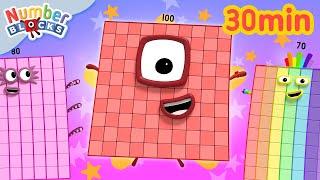 Counting Level 4 | Numberblocks 30 Minute Compilation | Counting to 1000000