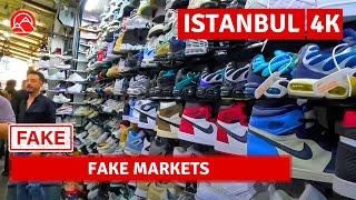 Istanbul Fake Markets Spree! Shop 'Til You Drop! Hidden Camera 2023! Walking Tour|4k 60fps