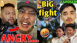 Big F!Ght! Youtubers Reality EXPOSED| Sajan Shrestha & VTEN VERY ANGRY,Rungmang Vlog,Ratan karki