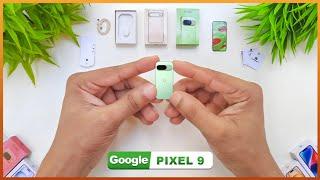 Google Pixel 9 Green Colour Unboxing MiniPhone