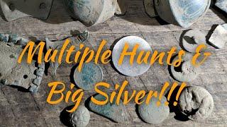 Metal Detecting With The Hillsdale Boys! MULTIPLE HUNTS & BIG SILVER!!!