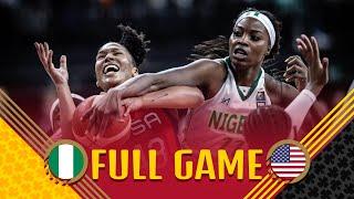 Nigeria v USA | Full Basketball Game | FIBA Women's Olympic Qualifying Tournament Belgium 2024