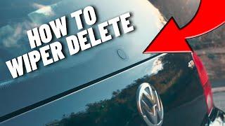 HOW TO WIPER DELETE *EASY MOD*