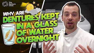 Do Dentures need to be in water over night? Does it really matter?