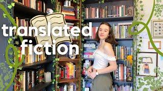 Translated Fiction Collection  bookshelf tour of my translated books