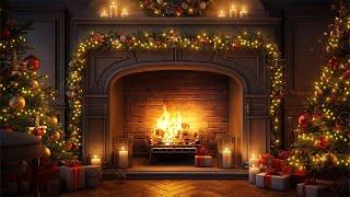 Embracing the Cozy Christmas Ambience Fireplace Sound | Christmas Wonderland 2024