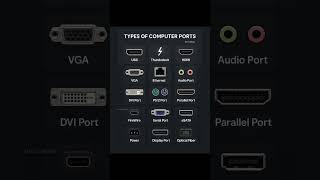 types of computer Ports #computer #coding #developer #ports #setup #code #computerscience