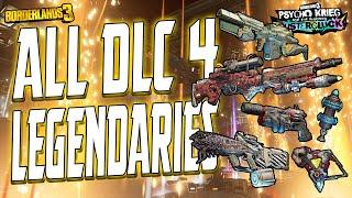 Borderlands 3 | ALL DLC 4 LEGENDARY ITEMS | Fantastic Fustercluck