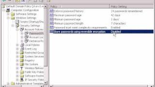 Security Policy - Active Directory
