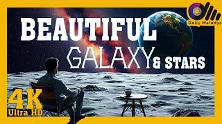   Daily Melodys  - Relax Music, Beautiful Galaxy & Stars, Drifting In Space