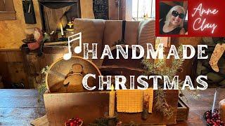 HOMETOUR Christmas COZY/PRIM/HANDMADE/NEW ENGLAND Schoolhouse