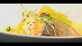 Michelin starred chef Atul Kochhar creates a recipe of pan fried sea bass with curry spice