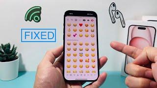 Emoji Missing After iOS Update (FIXED)