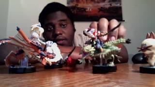 One-Eyed Liolaeus & Rider Boy Amiibo | One-Eyed Rathalos Amiibo Unboxing